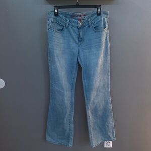 Lucky Brand Faded Light Blue Flare Jeans